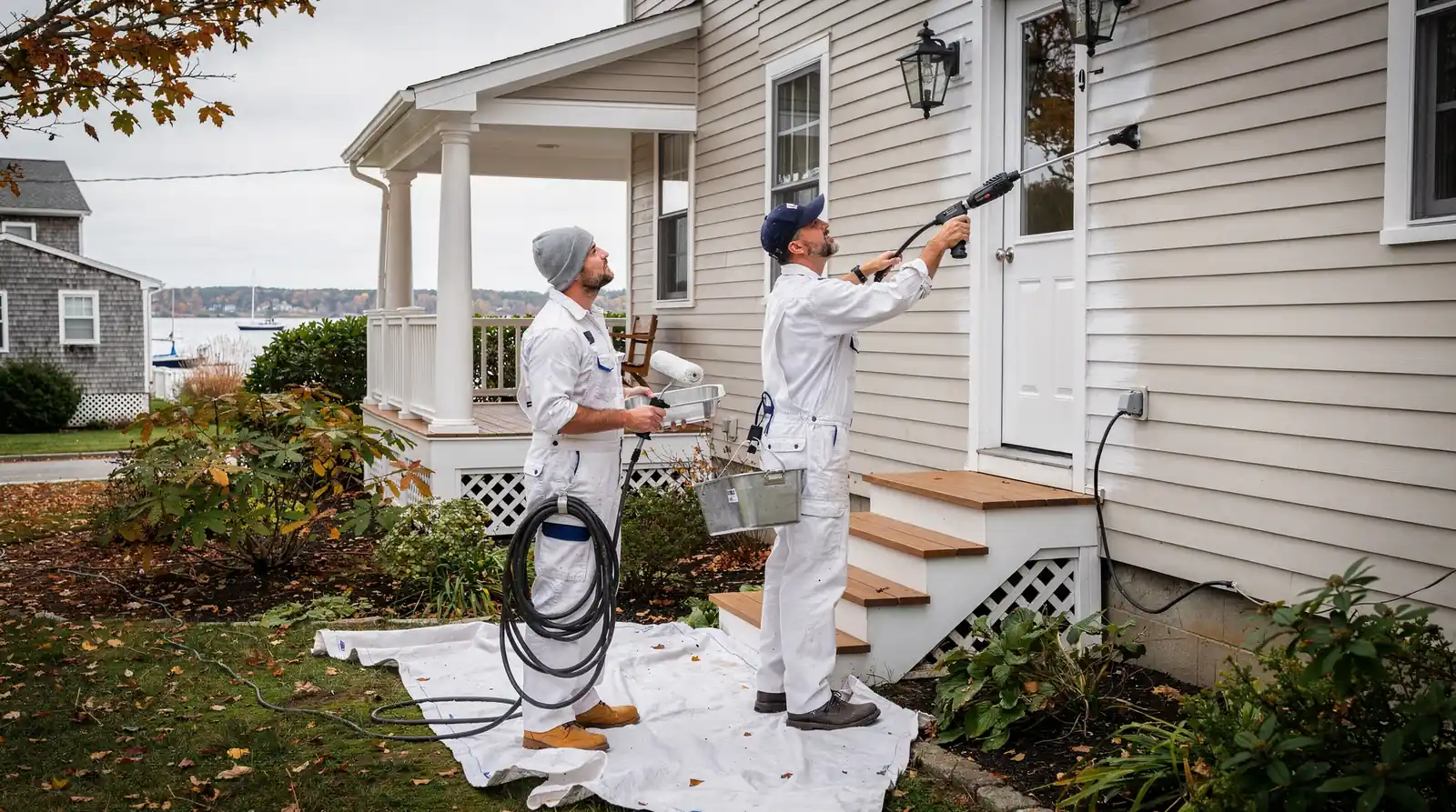 A Durham, New Hampshire-based crew understands the local climate conditions that affect siding cleaning decisions
