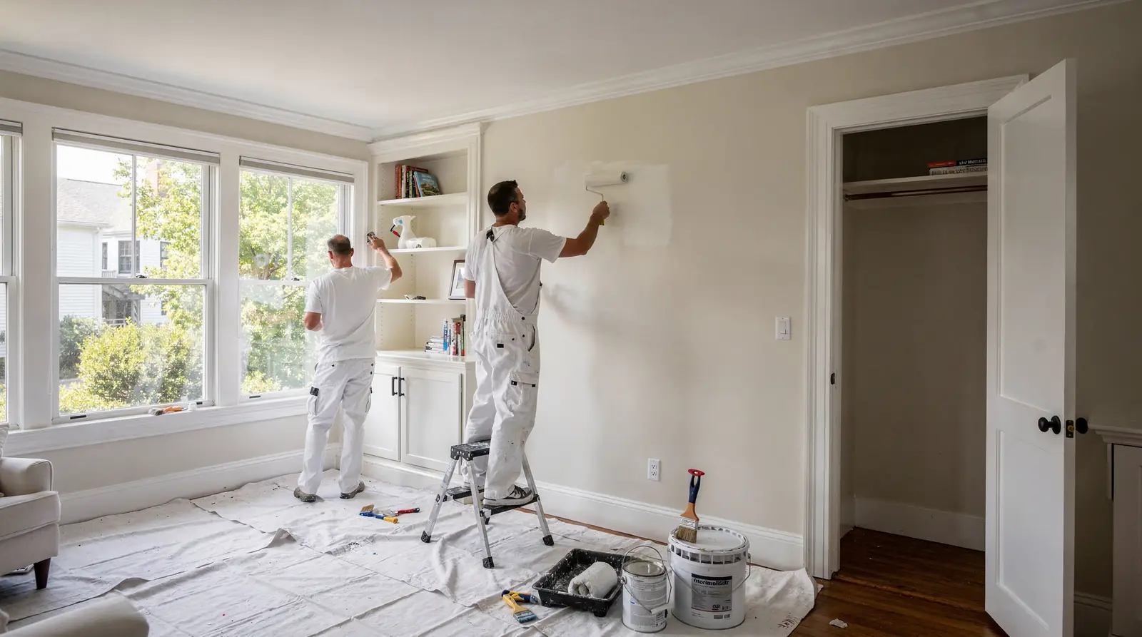 Nationwide, interior painting jobs typically run $2 to $6 per square foot depending on prep